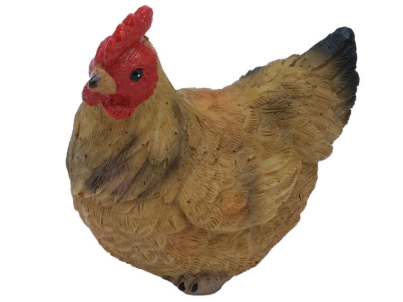 Henne aus Poly 18x11x17cm    Henne aus Poly 18x11x17cm