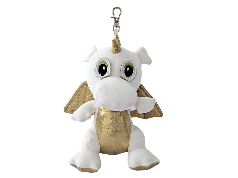 Drache aus Plüsch 10x11x13cm, mit Schlüsselanhänger    Drache aus Plüsch 10x11x13cm, mit Schlüsselanhänger