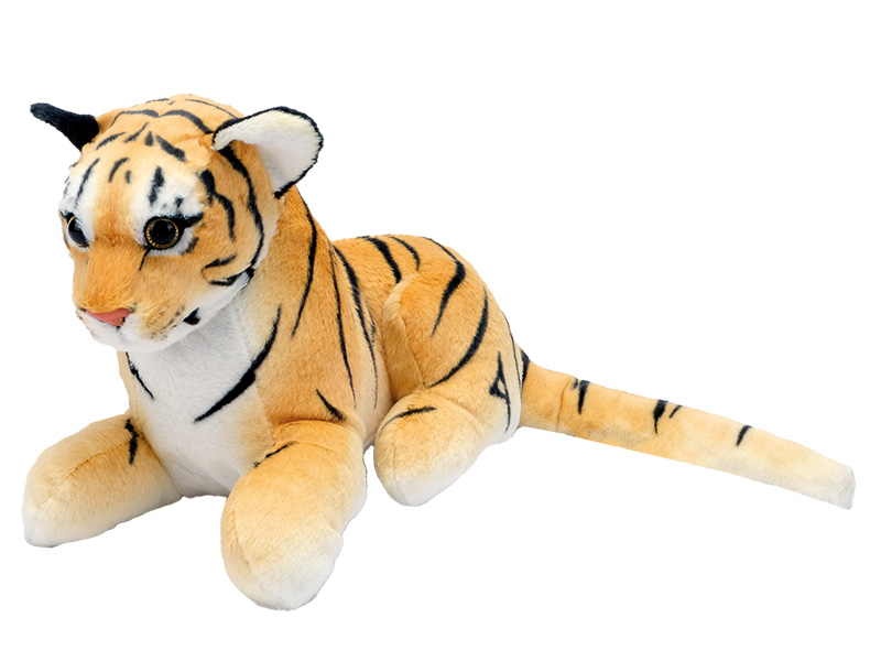 Tiger aus Plüsch, 35x19x22cm    Tiger aus Plüsch, 35x19x22cm