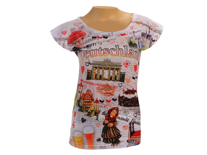 60253-0 T-Shirt Deutschland Design Gr. L