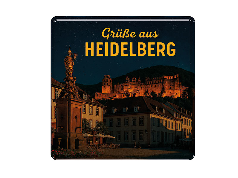 Souvenir Foto Magnet Heidelberg 3,5x3,5cm