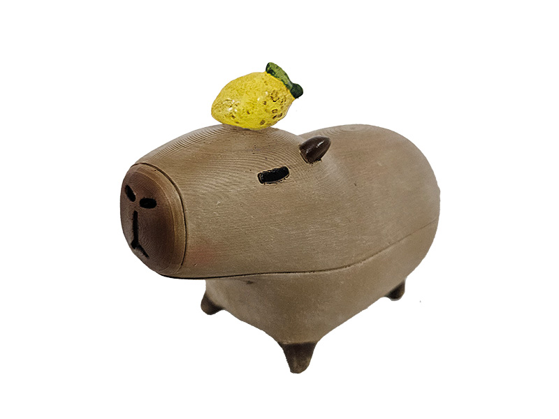 Capybara - Wasserschwein aus Poly 3x6x4cm   