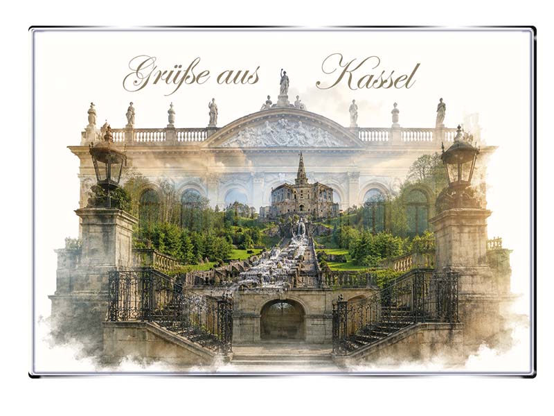 Souvenir Foto Magnet Kassel 8x5,5cm