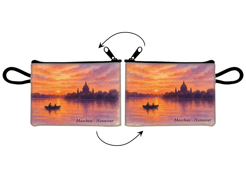Souvenir Täschchen Hannover aus Kunstleder 11x8cm