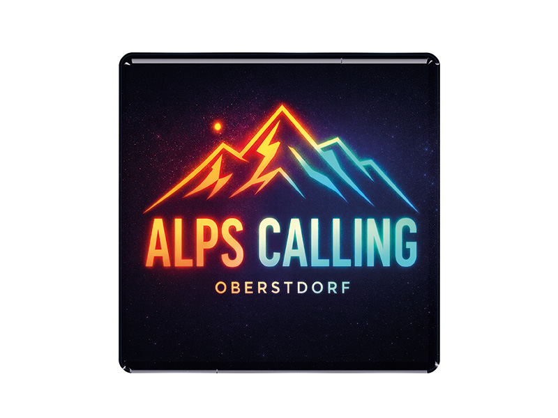 Souvenir Foto Magnet Oberstdorf 3,5x3,5cm