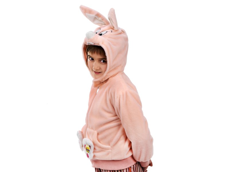 32469 Plüsch Kinderjacke Hase