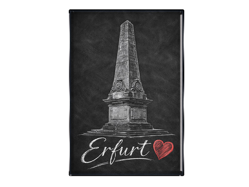 Souvenir Foto Magnet Erfurt 8x5,5cm