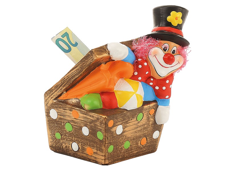 17620 Keramik Clown Spardose