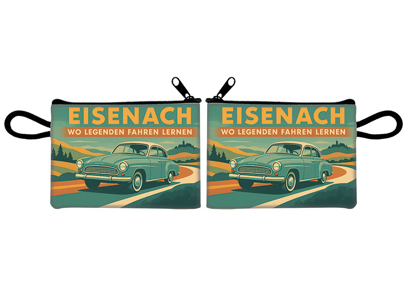 Souvenir Täschchen Eisenach aus Kunstleder 11x8cm