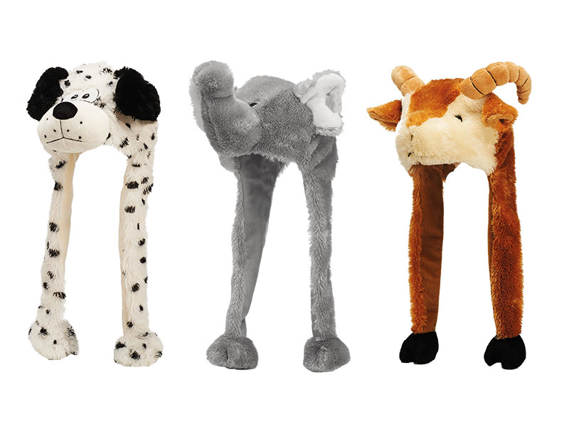 31999-1 Plüsch Mütze Tiere 1