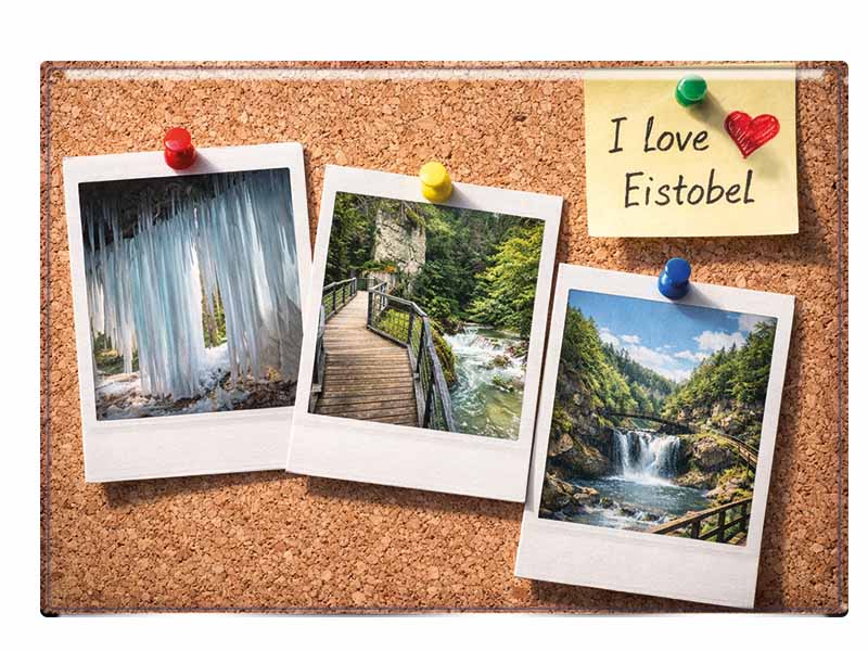 Souvenir Foto Magnet Eistobel 9,5x6,5cm