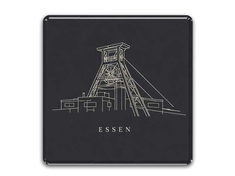 Souvenir Foto Magnet Essen 6,5x6,5cm