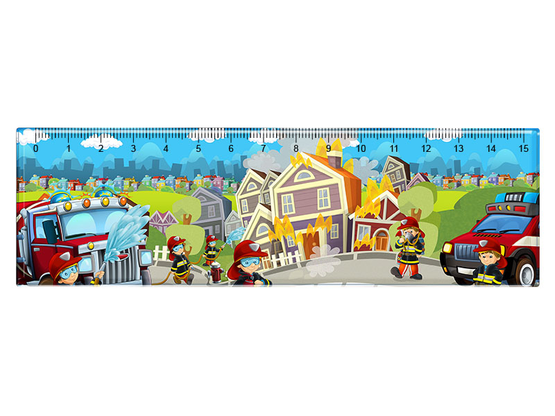 19009 Foto Magnet Lineal Feuerwehr