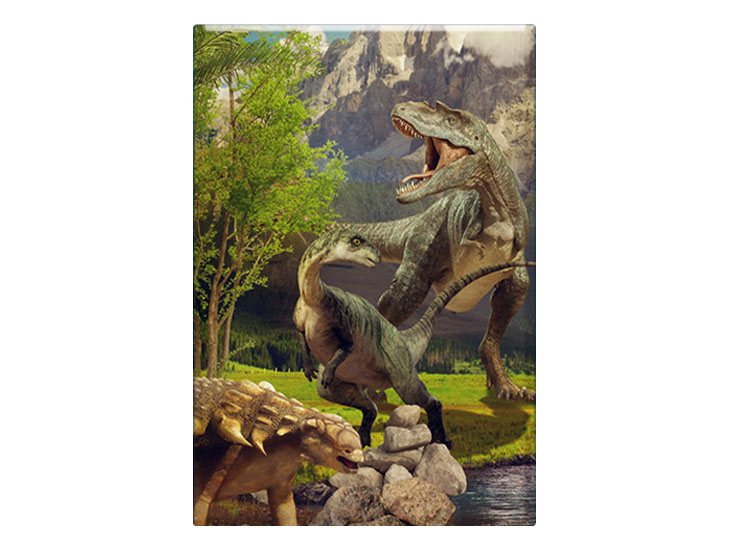 16873 Foto Magnet Dinosaurier