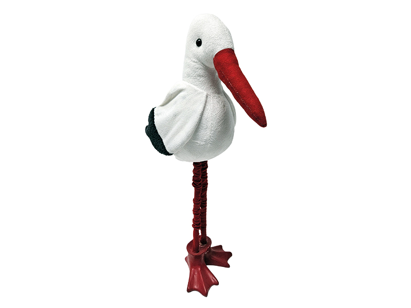 Farbic stork 23x16x52cm