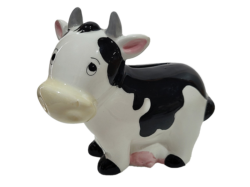Spardose Kuh aus Dolomit 14x8x13cm    Spardose Kuh aus Dolomit 14x8x13cm