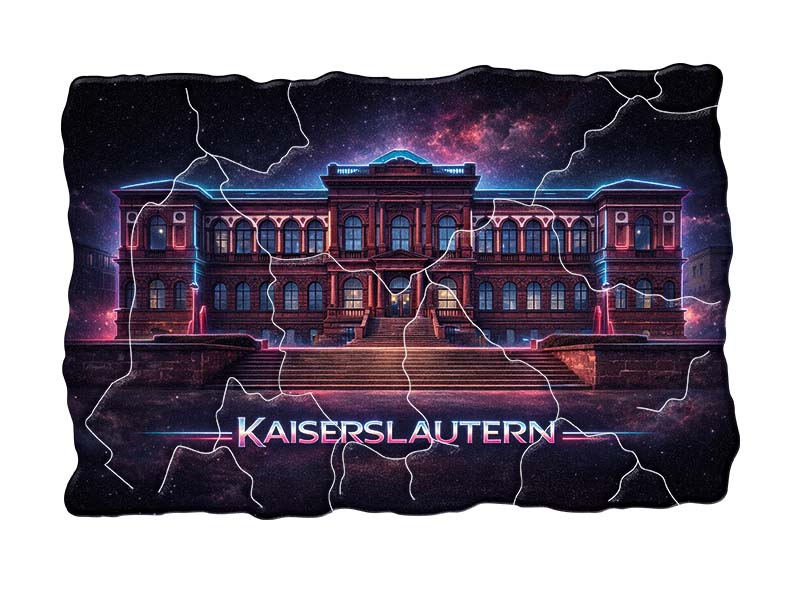 Souvenir Foto Magnet Kaiserslautern aus Kunststoff 8x5cm