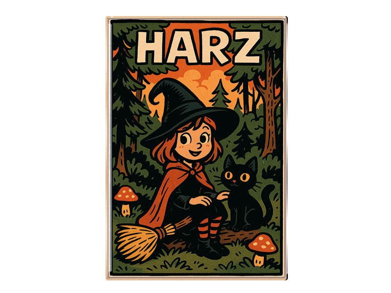 Souvenir Foto Magnet Harz 9,5x6,5cm Souvenir Foto Magnet Harz 9,5x6,5cm