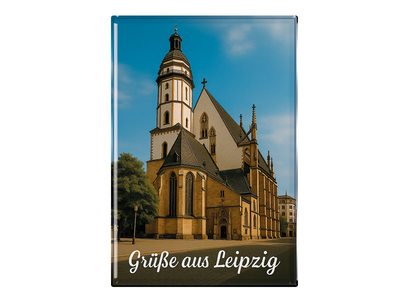 Souvenir Foto Magnet Leipzig 9,5x6,5cm