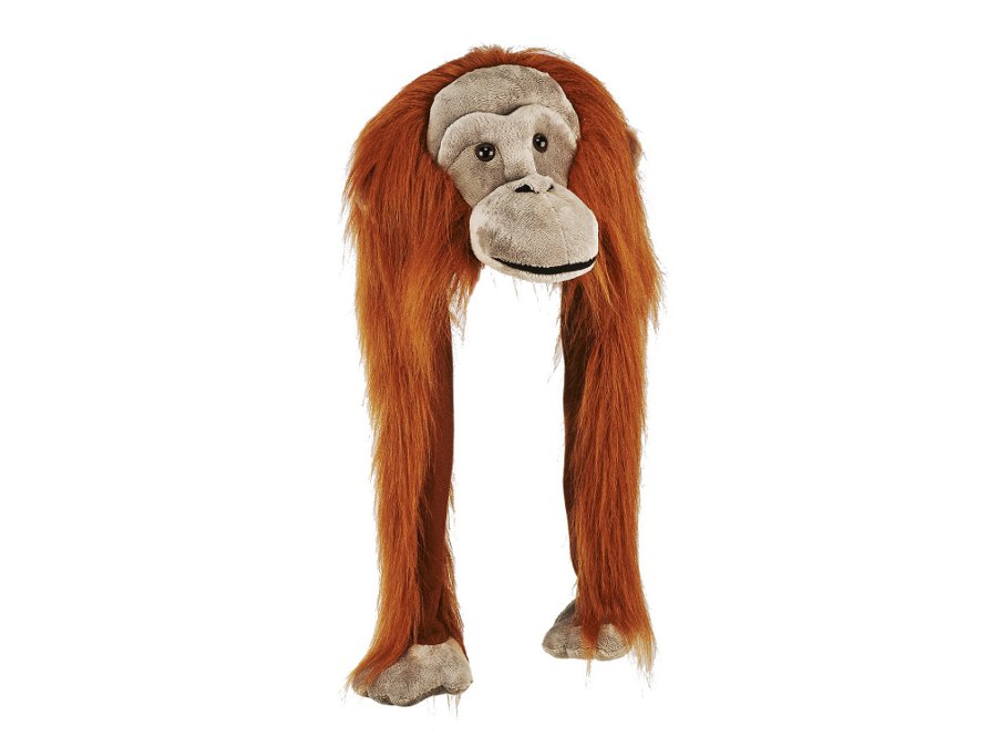 32721 Plüsch Mütze Orang Utan