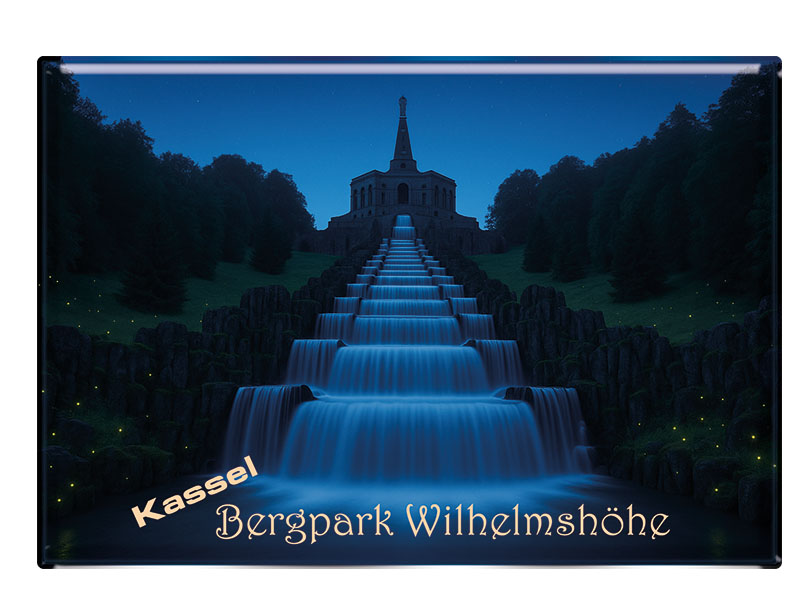 Foto ricordo magnetica Kassel 9,5x6,5 cm