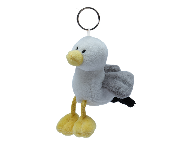 30918 Plüsch Möwe mit Schlüsselanhänger