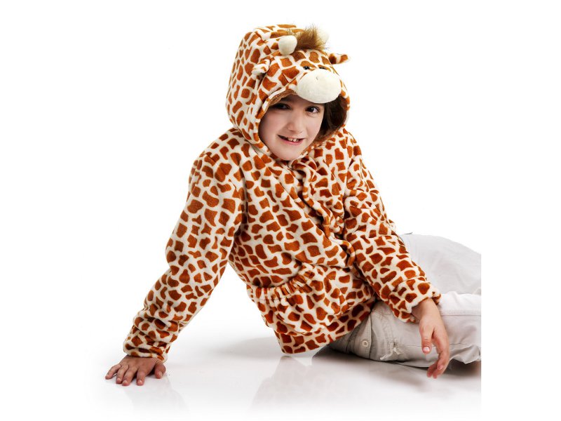 32479 Plüsch Kinderjacke Giraffe