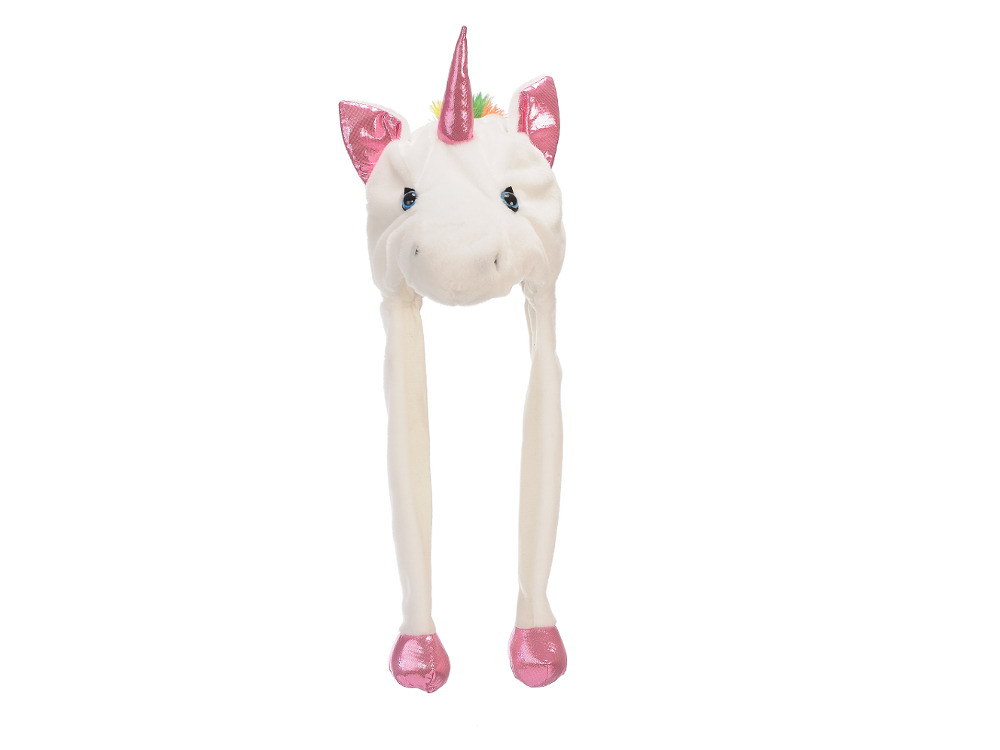 33194-0 Plüsch Mütze Einhorn