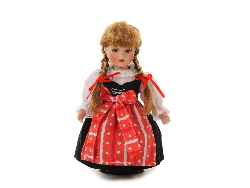 20289 Porz. Puppe Trachtenmädchen
