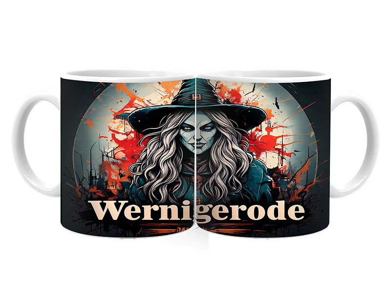Souvenir Foto Keramik Tasse Wernigerode Ø8x9,5cm Souvenir Foto Keramik Tasse Wernigerode Ø8x9,5cm