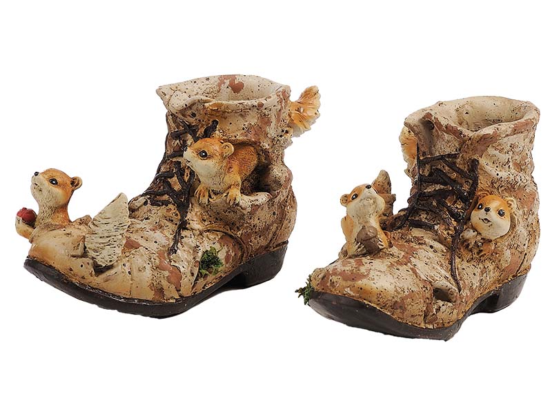 17453 Poly Schuh mit Eichhörnchen