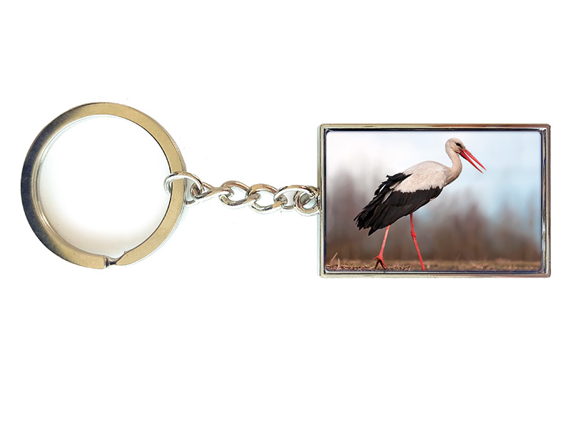 19141 Metall Schlüsselanhänger Storch