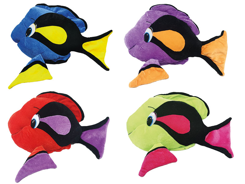 Papageienfisch aus Plüsch 39x10x25cm    Papageienfisch aus Plüsch 39x10x25cm