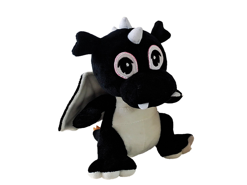 Drache aus Plüsch 16x18x20cm    Drache aus Plüsch 16x18x20cm