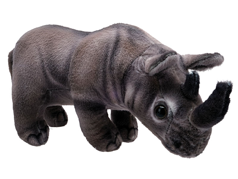 Nashorn aus Plüsch 27x11x15cm    Nashorn aus Plüsch 27x11x15cm