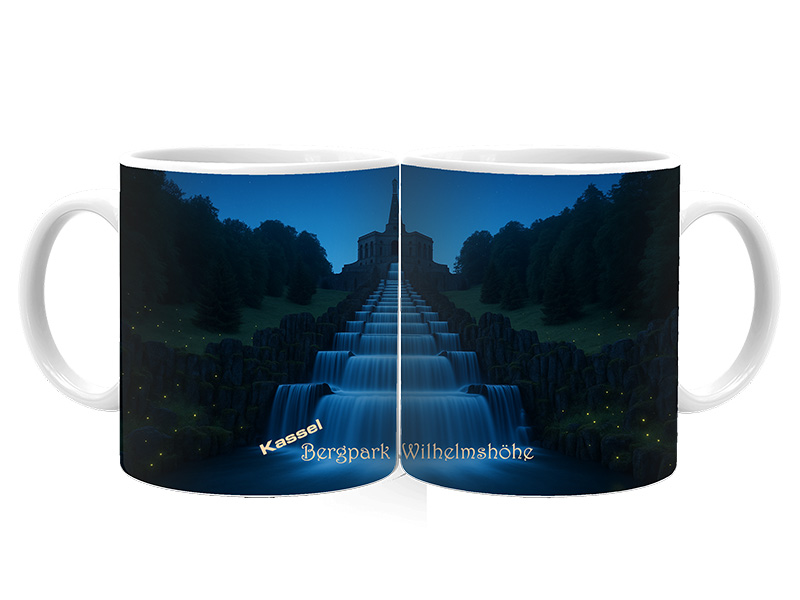 Souvenir Foto Tasse Kassel aus Keramik Ø8x9,5cm