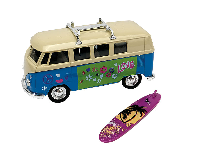 VW Bus T1 mit Surfboard 12cm   