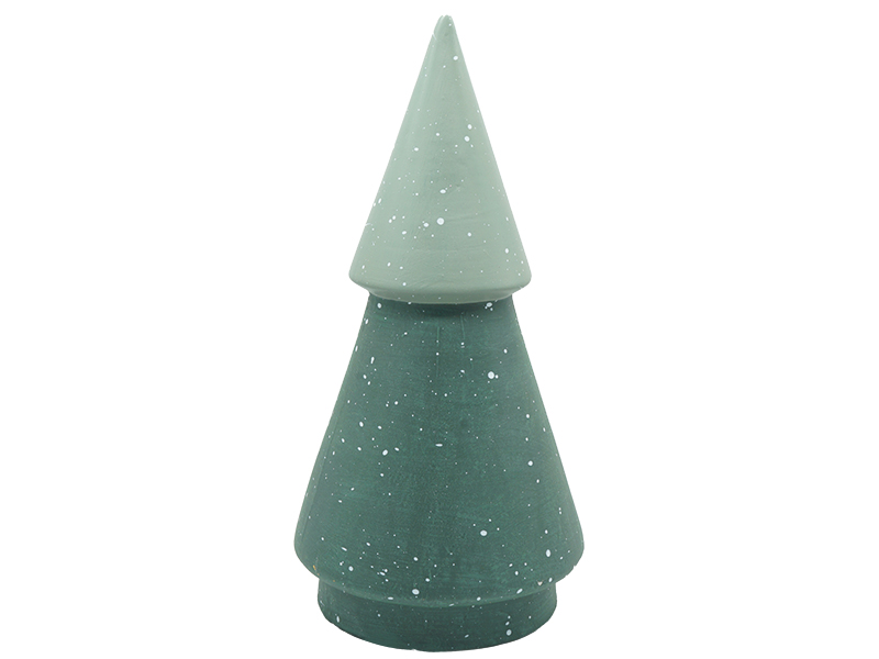 Weihnachtsbaum aus Keramik,  Ø 14,5x29,5cm   