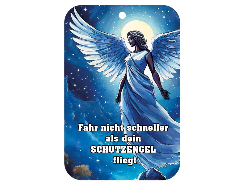 Lufterfrischer Schutzengel, 3 Düfte sort., 10x6,5cm    Lufterfrischer Schutzengel, 3 Düfte sort., 10x6,5cm