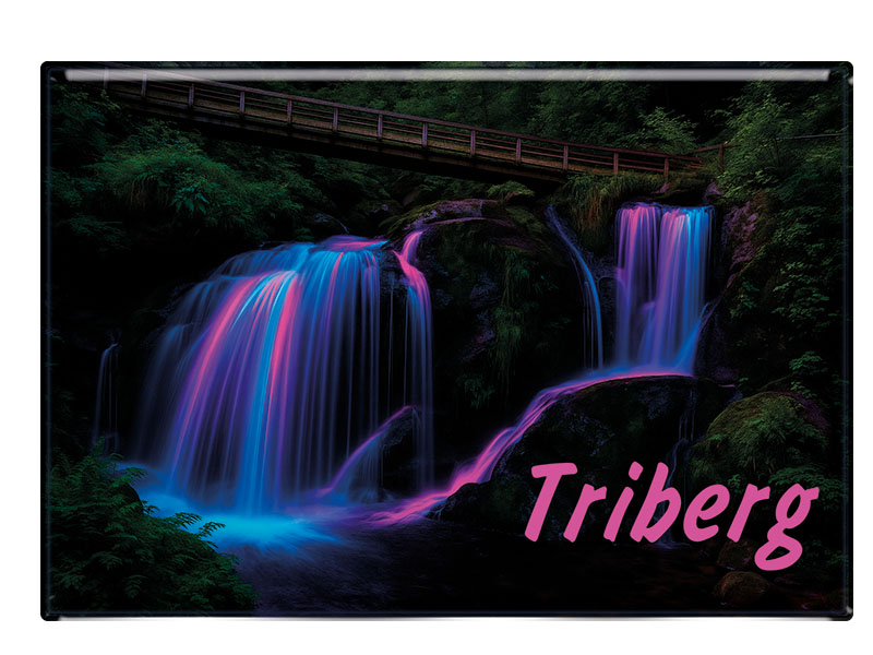 Souvenir Foto Magnet Triberg 9,5x6,5cm