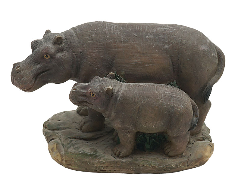 17530 Poly Nilpferd mit Jungtier