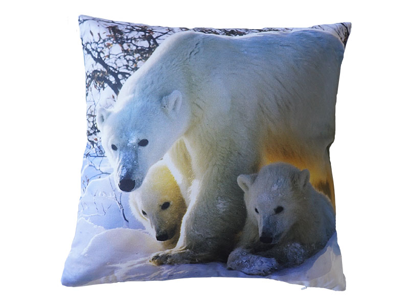 60484 Kissen Eisbär-Design
