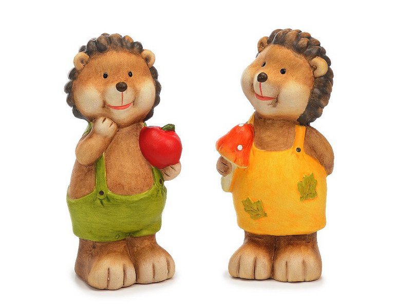 17347 Keramik Igel stehend