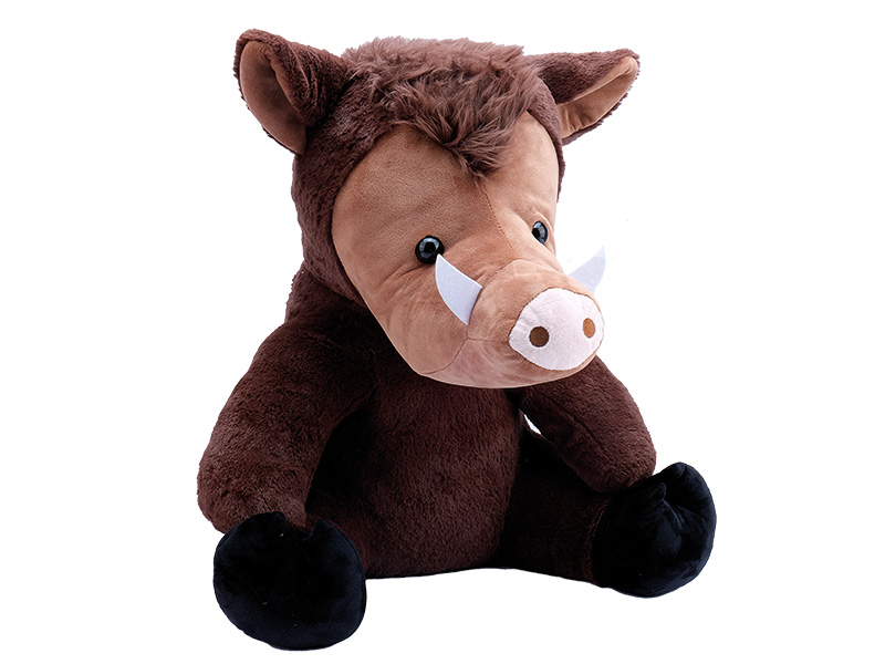 Wildschwein aus Plüsch, 44x50x55cm    Wildschwein aus Plüsch, 44x50x55cm