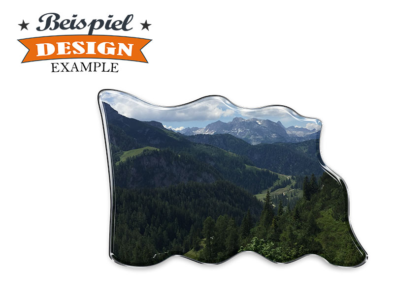 16523-2 Foto Magnet Flagge eigenes Design