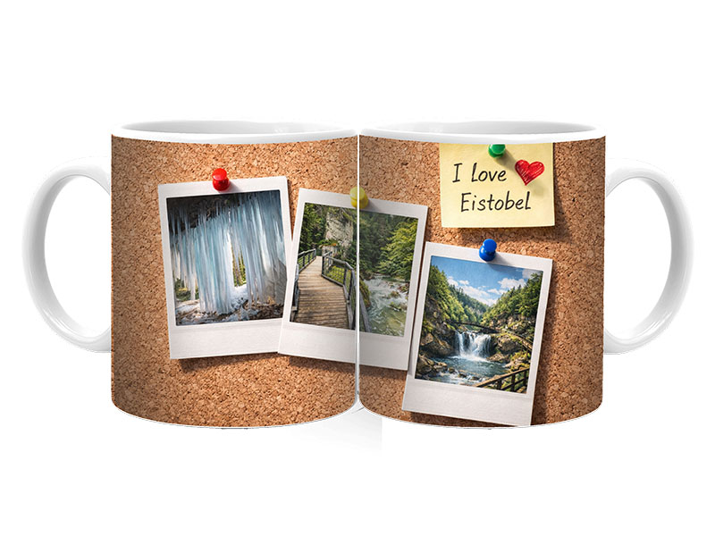 Souvenir ceramic mug Eistobel Ø8x9,5cm