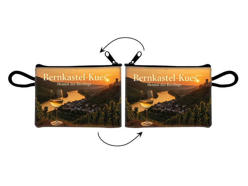 Souvenir Täschchen Bernkastel-Kues aus Kunstleder 11x8cm