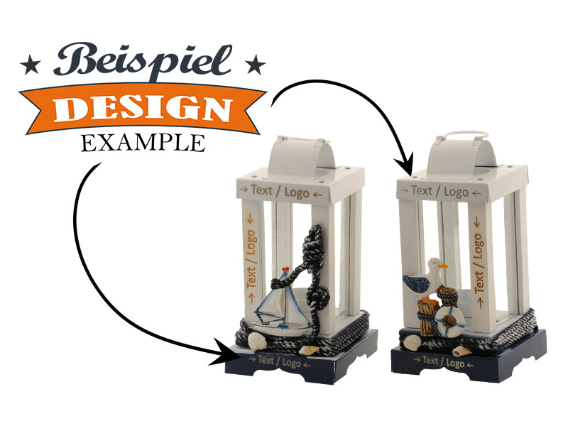 17340-2 Holz Laterne Seedesign