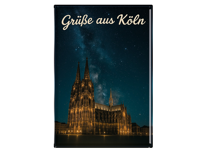 Souvenir Foto Magnet Koeln 9,5x6,5cm