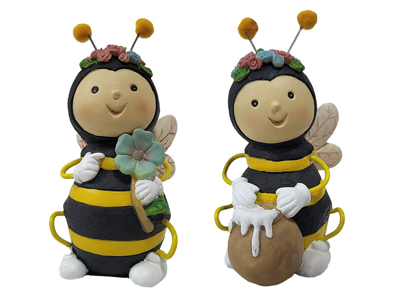 Biene aus Poly 8x6,5x15cm    Biene aus Poly 8x6,5x15cm